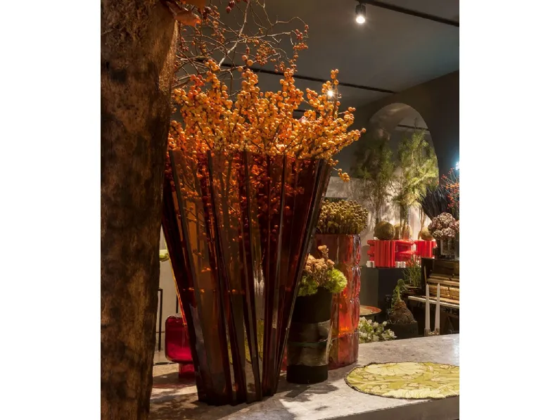 Maxi Vaso Shangai in plexiglas colorato di Kartell