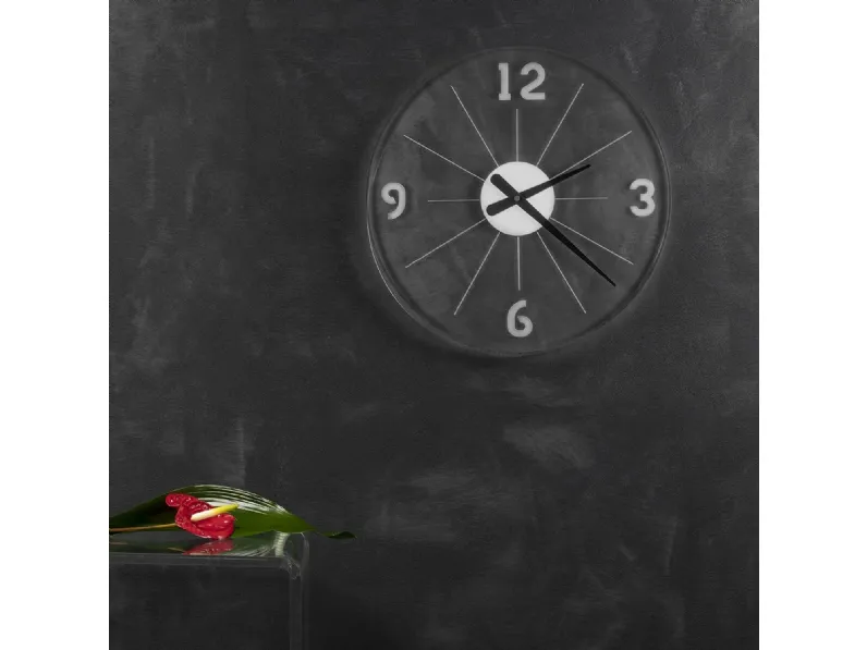 Orologio in cristallo acrilico Focus di Vesta