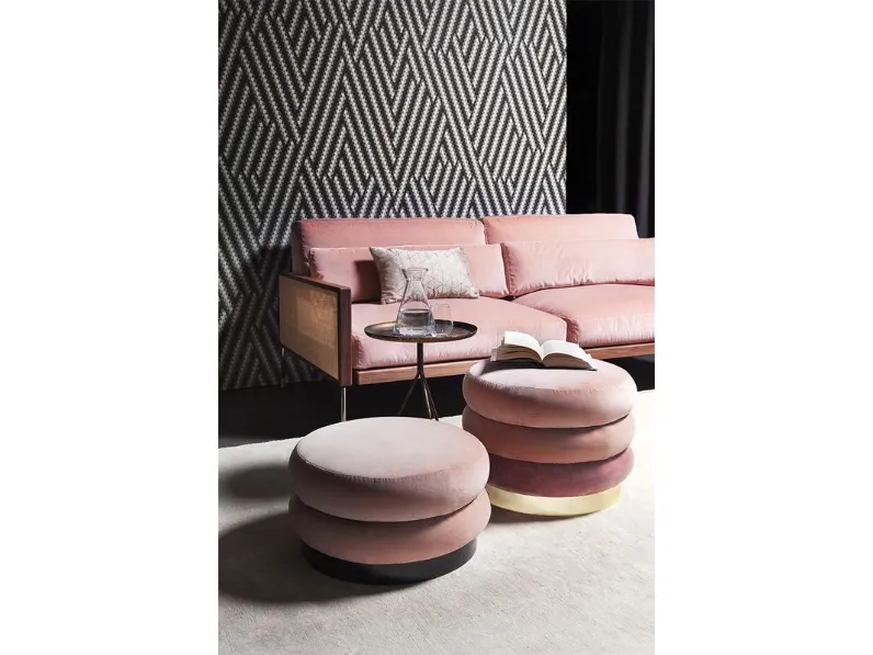 Pouf in tessuto Chignon di Vibieffe