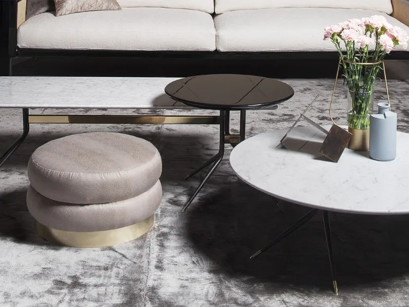 Tavolino in marmo Swing di Vibieffe