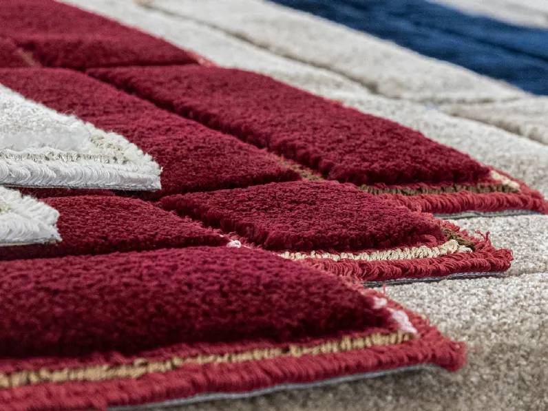 Tappeto in viscosa e lino Volentieri di Magis