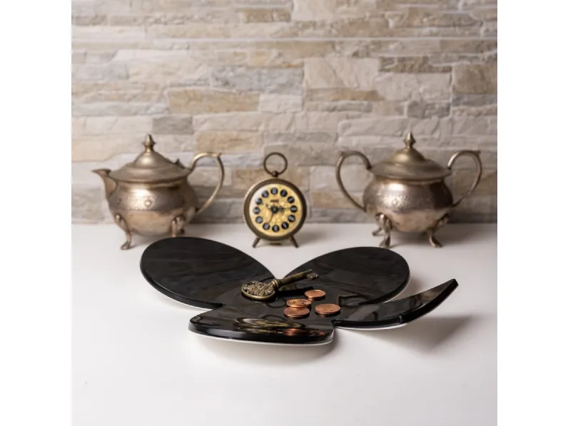 Vuotatasche Carte Fiori in cristallo acrilico di Vesta