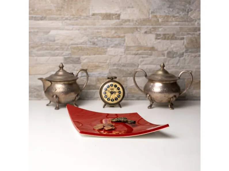 Vuotatasche Carte Quadri in cristallo acrilico di Vesta