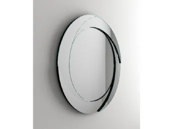 Specchio in legno Whirl di Tonelli