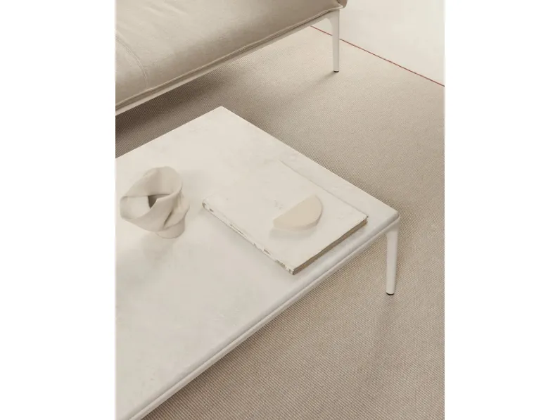 Tavolino in marmo Yale di MDF Italia