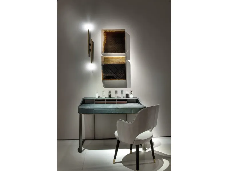 Scrittoio rivestito in pelle Yves di Baxter