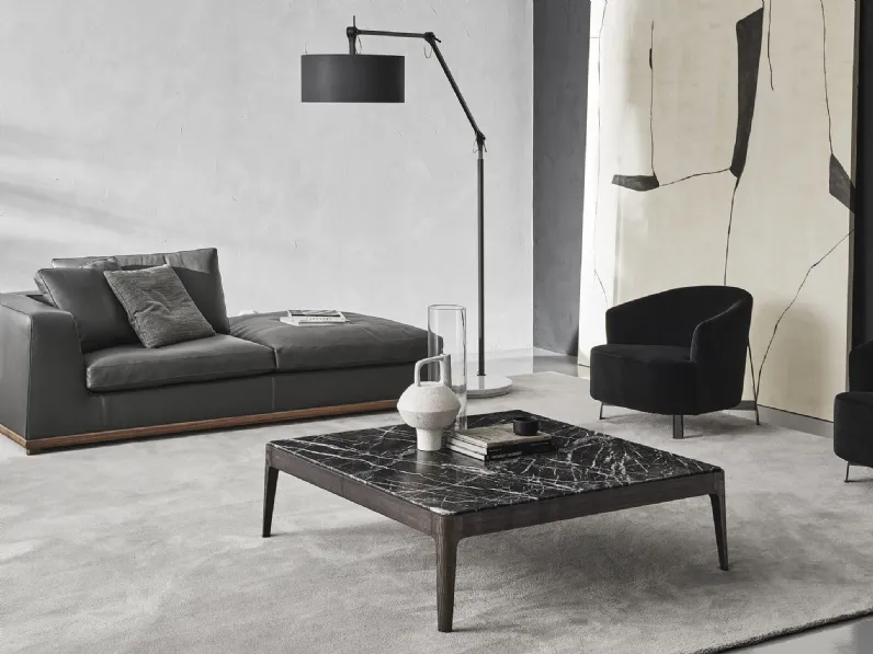 Tavolini con piano in marmo Ziggy di Porada