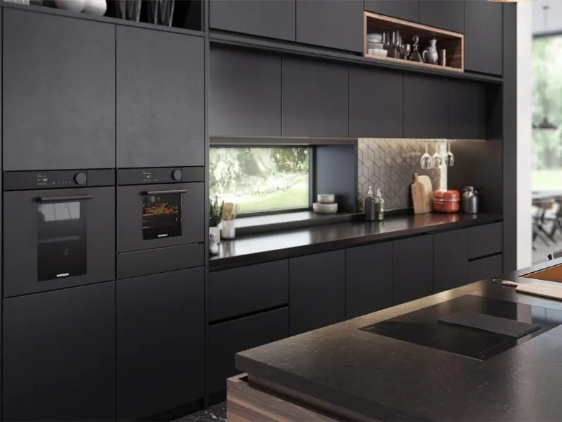 Forno a Vapore compatto Infinite Line Onyx Black NQ50T8939BK di Samsung