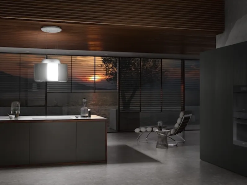 Cappa Aspirante di design DA 7378 D Aura Ambient con comandi solo Smart di Miele