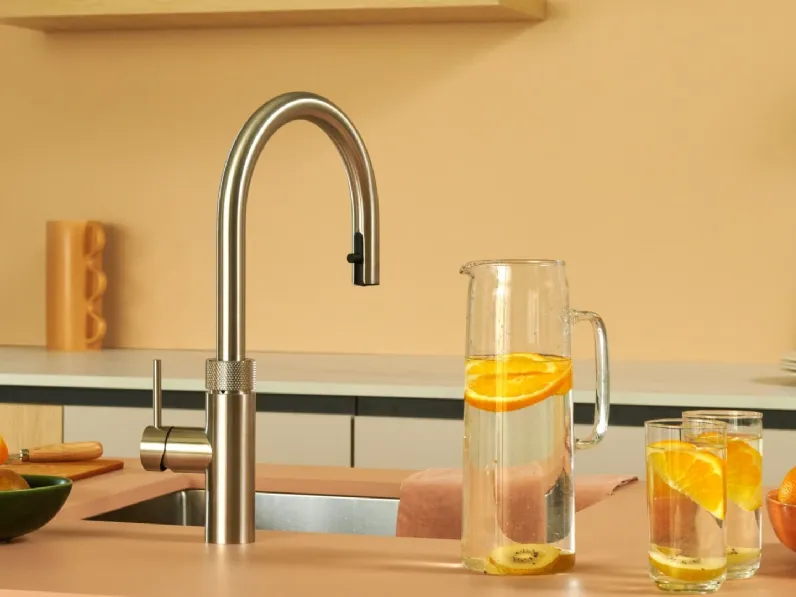 Rubinetto Flex Round in acciaio inox di Quooker
