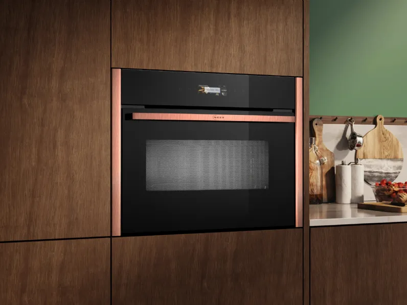 Forno compatto combinato con microonde da incasso N 70 di NEFF