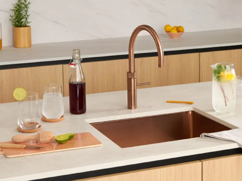 Rubinetto Fusion Round rose copper di Quooker