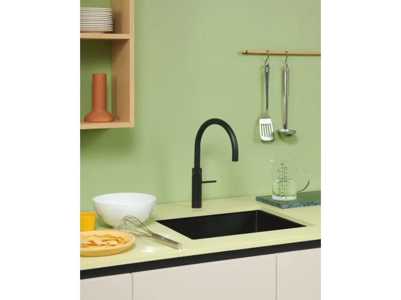 Rubinetto Fusion Round nero di Quooker