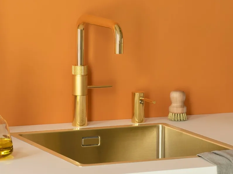 Rubinetto Fusion Square color oro di Quooker
