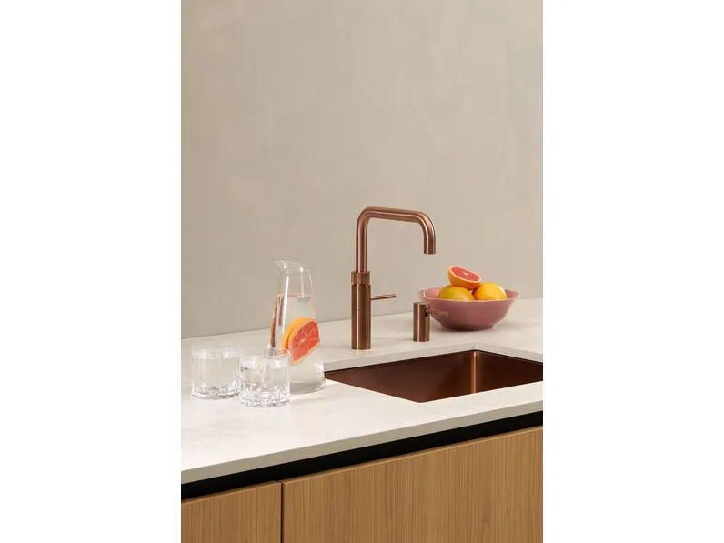 Rubinetto Fusion Square rose copper di Quooker