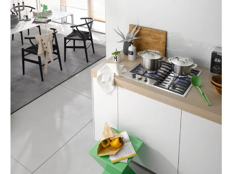 Piano Cottura KM 2312 a gas con bruciatore wok singolo di Miele