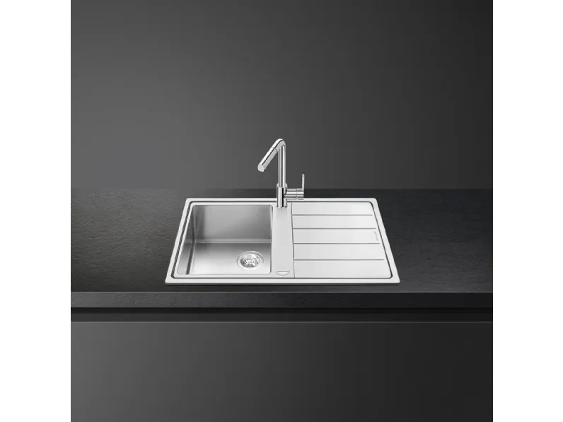 Lavello Incasso Semifilo LDR861-2 di Smeg