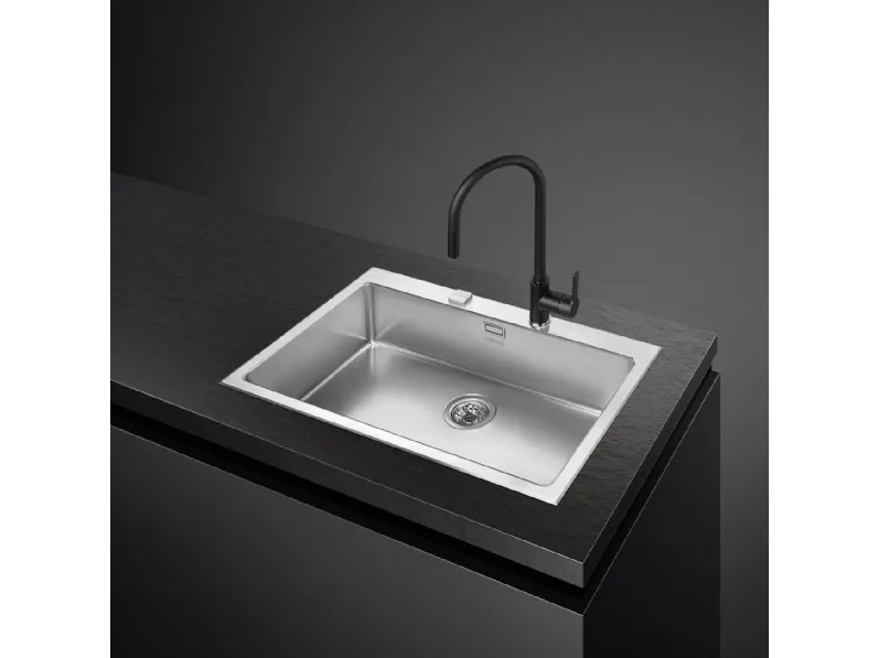 Lavello Incasso Semifilo VQR71RS di Smeg