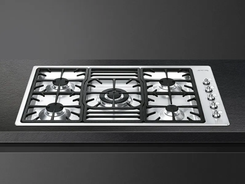 Piano Cottura Gas Estetica Classica PGF954 di Smeg