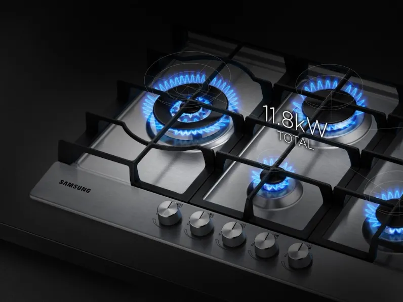 Piano cottura a gas NA75J3030AS di Samsung