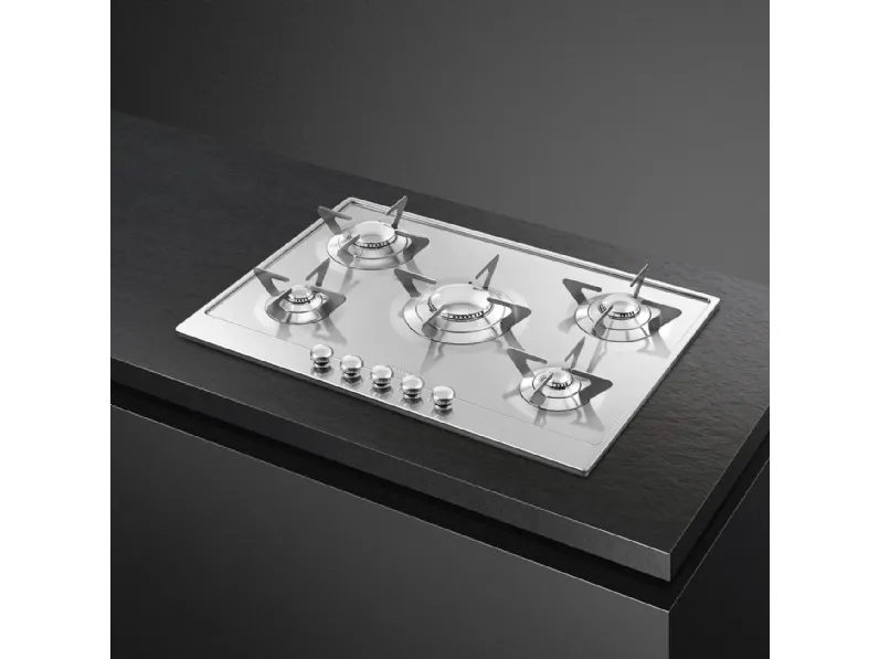 Piano Cottura Gas Estetica Design P705ES di Smeg