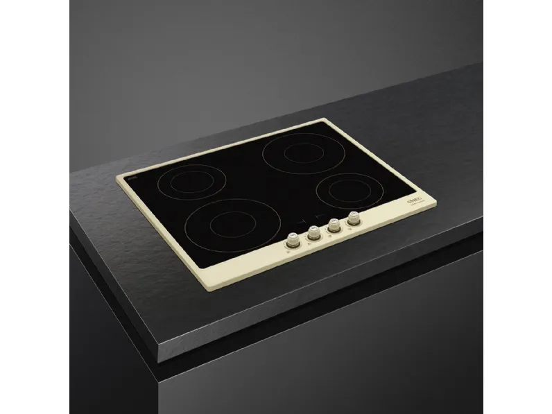 Piano Cottura Induzione Estetica Cortina SI764POM di Smeg