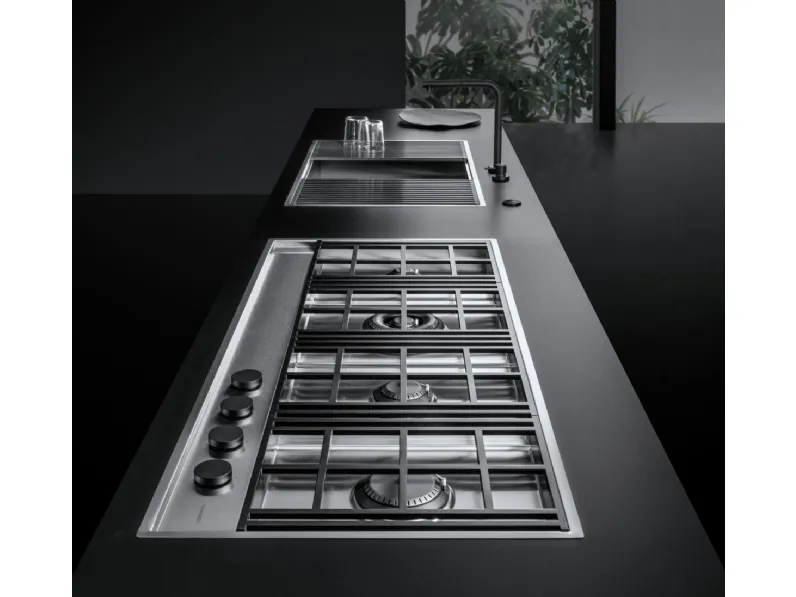 Piano cottura Lab Evolution incasso e filo da 90 di Barazza