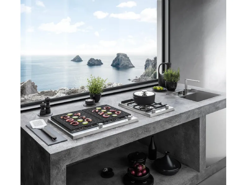 Piano cottura Thalas incasso da 70 di Barazza