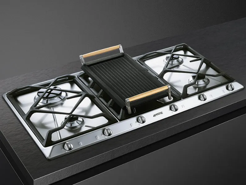 Piano Cottura Gas Contemporanea SRV596GH5 di Smeg