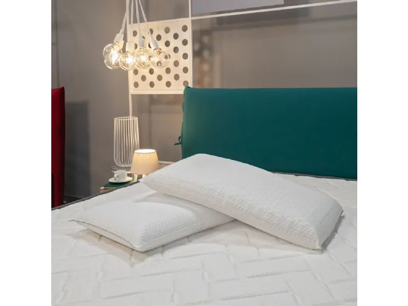 Guanciale Turchese in memory ergonomico traspirante di Dorelan