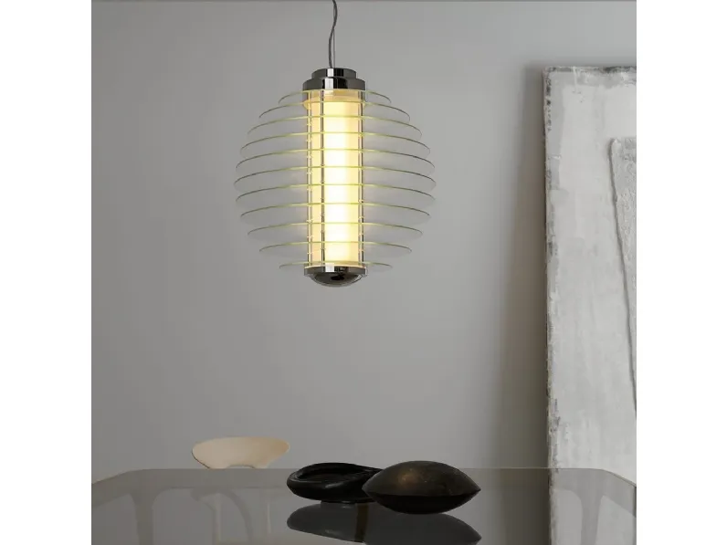 Lampada a sospensione 0024 di Fontana Arte