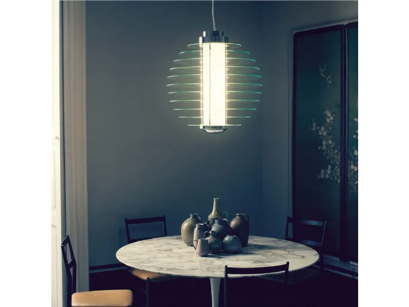 Lampada a sospensione 0024 di Fontana Arte