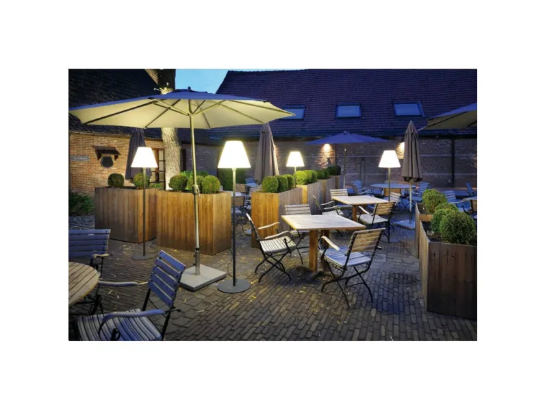 Lampada per esterni in policarbonato e alluminio Adegan di SLV