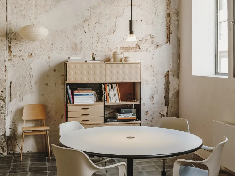 Lampada a sospensione realizzata a mano in tradizionale carta washi, da artigiani giapponesi, Akari 15A di Vitra