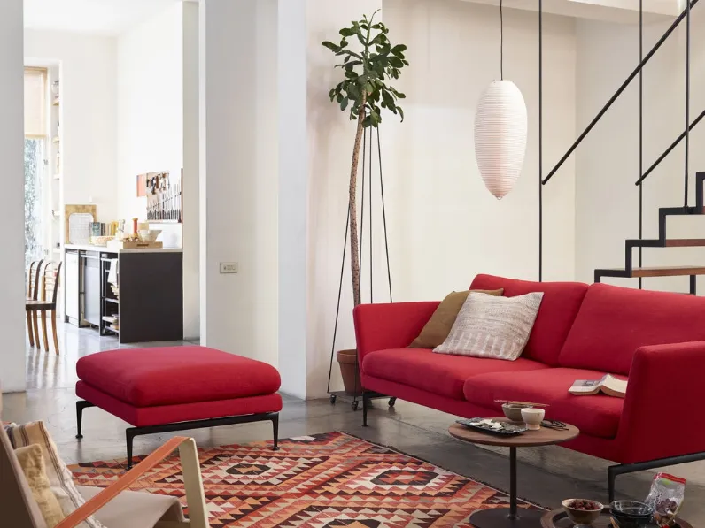 Lampada a sospensione, realizzata a mano, in tradizionale carta washi, da artigiani giapponesi, Akari 23A di Vitra