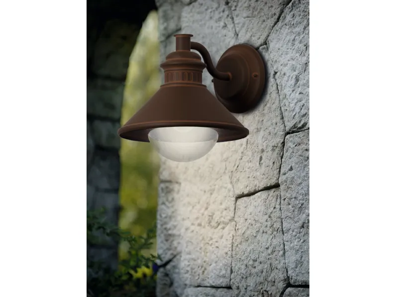 Lampada da esterno in metallo zincato Albacete di Eglo