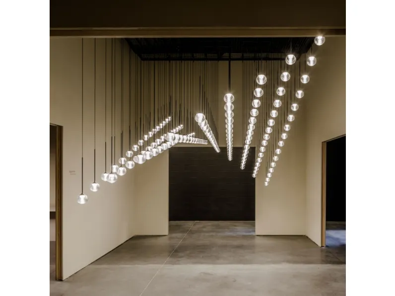 Lampada a sospensione Algorithm grid di Vibia
