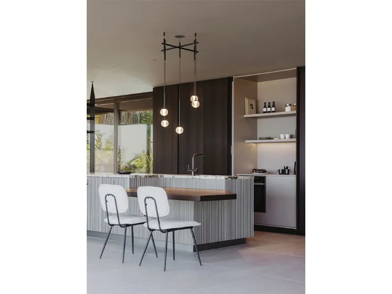 Lampada a sospensione Algorithm grid di Vibia