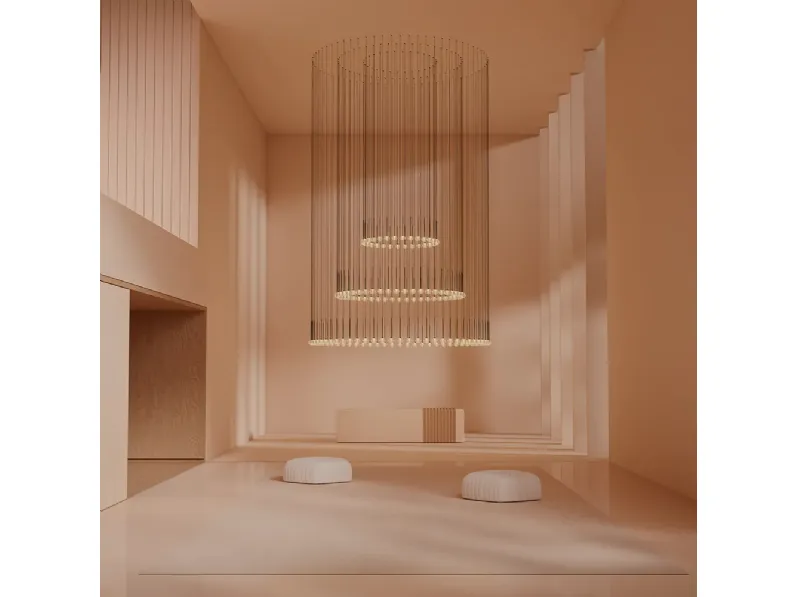 Lampada a sospensione Algorithm free di Vibia