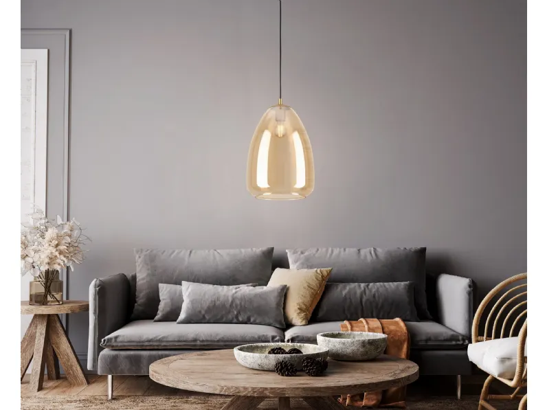 Lampada a sospensione Alobrase di Eglo