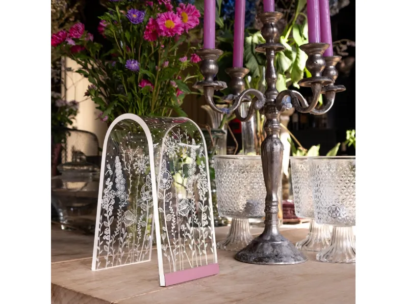 Lampada da tavolo ARC Piccola in cristallo acrilico di Vesta