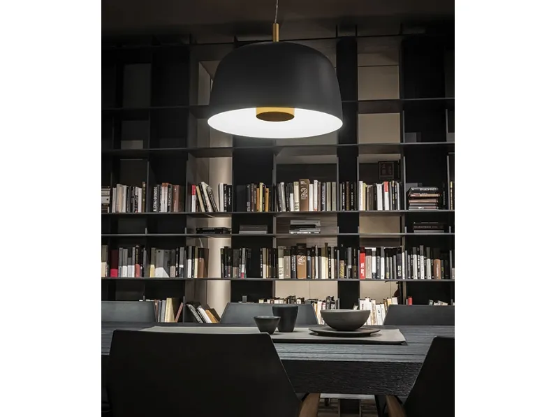 Lampada a sospensione Artù in metacrilato verniciato di Status