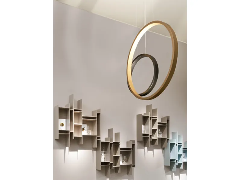 Lampada a sospensione in alluminio dimmerabile a luce indiretta Assolo di Cini&Nils