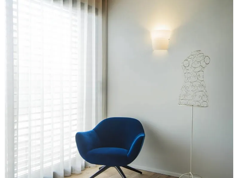 Lampada da parete in vetro satinato Basket di SLV