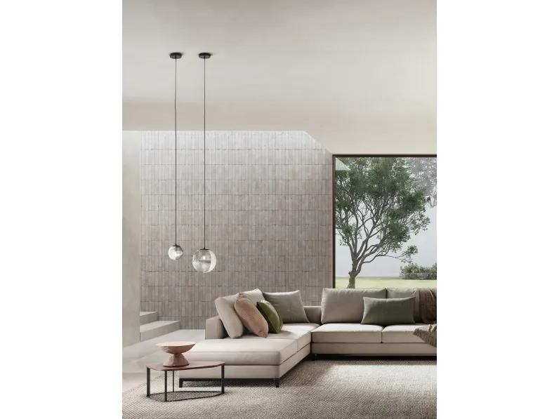 Lampada a sospensione Bella in vetro soffiato di Ondaluce