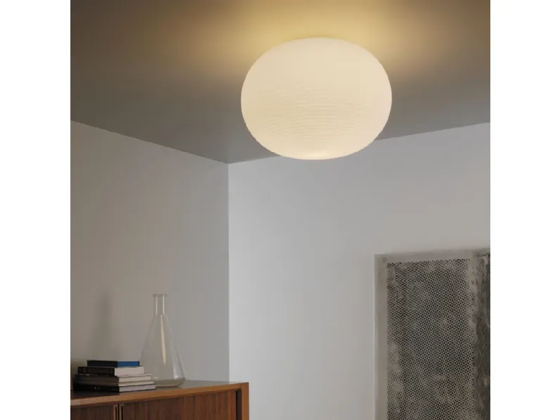 Lampada a soffitto Bianca di Fontana Arte