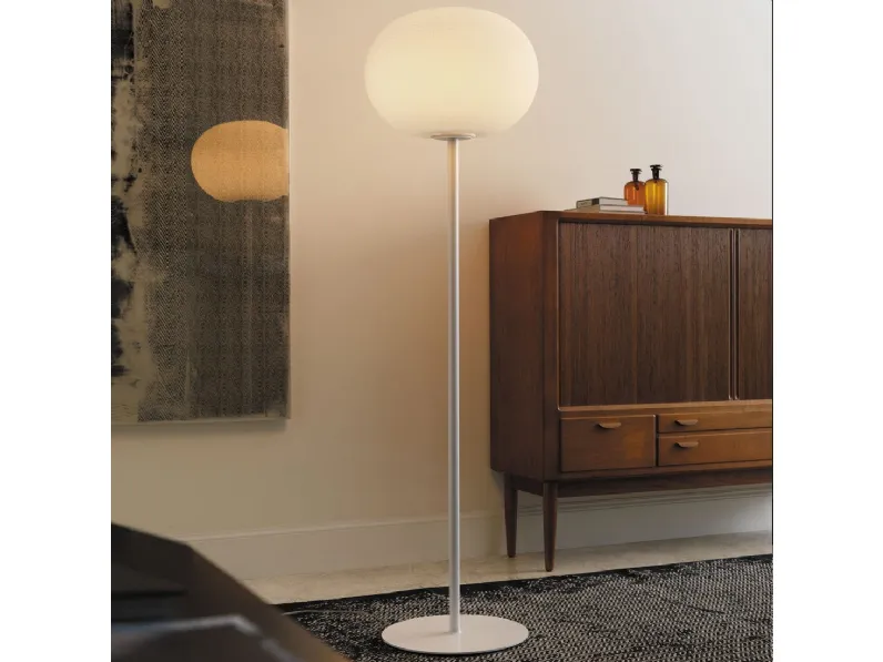 Lampada da terra Bianca Grande di Fontana Arte