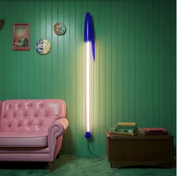 Lampada da parete BIC Blu di Seletti