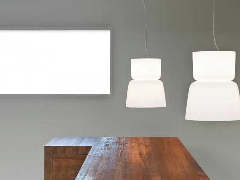 Lampada a sospensione Bloom in vetro soffiato di Prandina