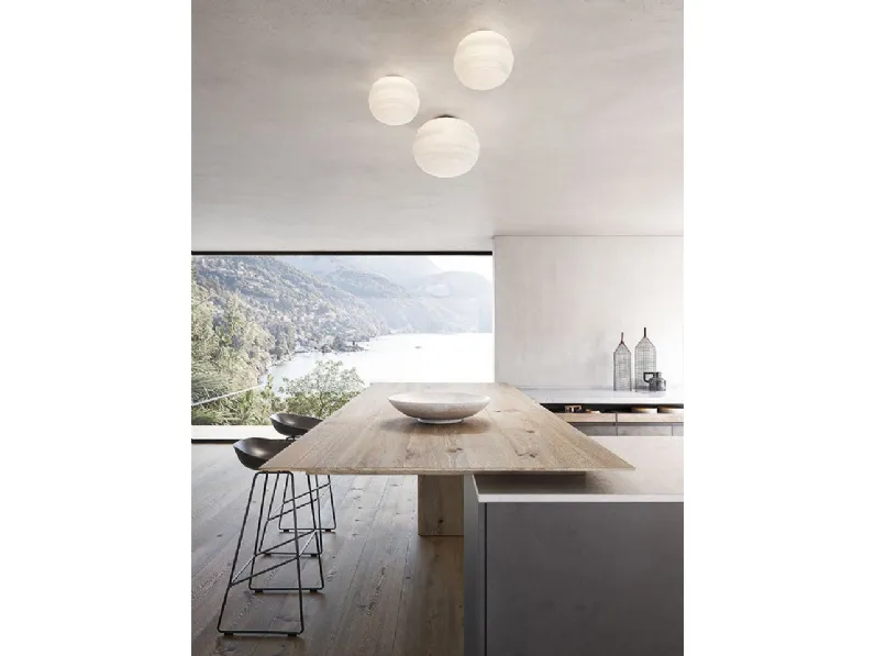 Lampada a soffitto Braille di Karman